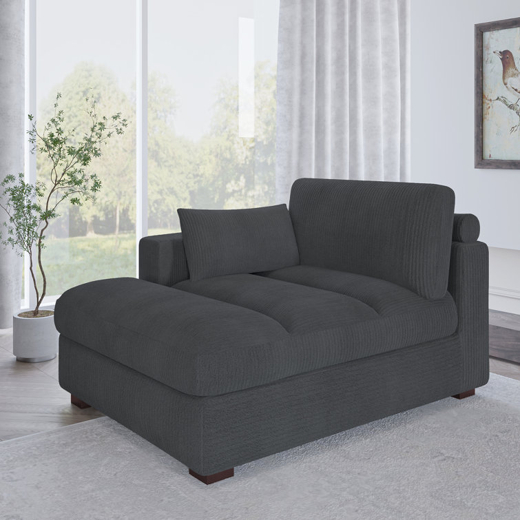 Breahna Upholstered Chaise Lounge (incomplete, Only Base ) 