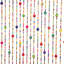 Bamboo Semi-transparent Door Curtain Single Panel