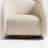 Comfortable solid wood rotating lounge chair