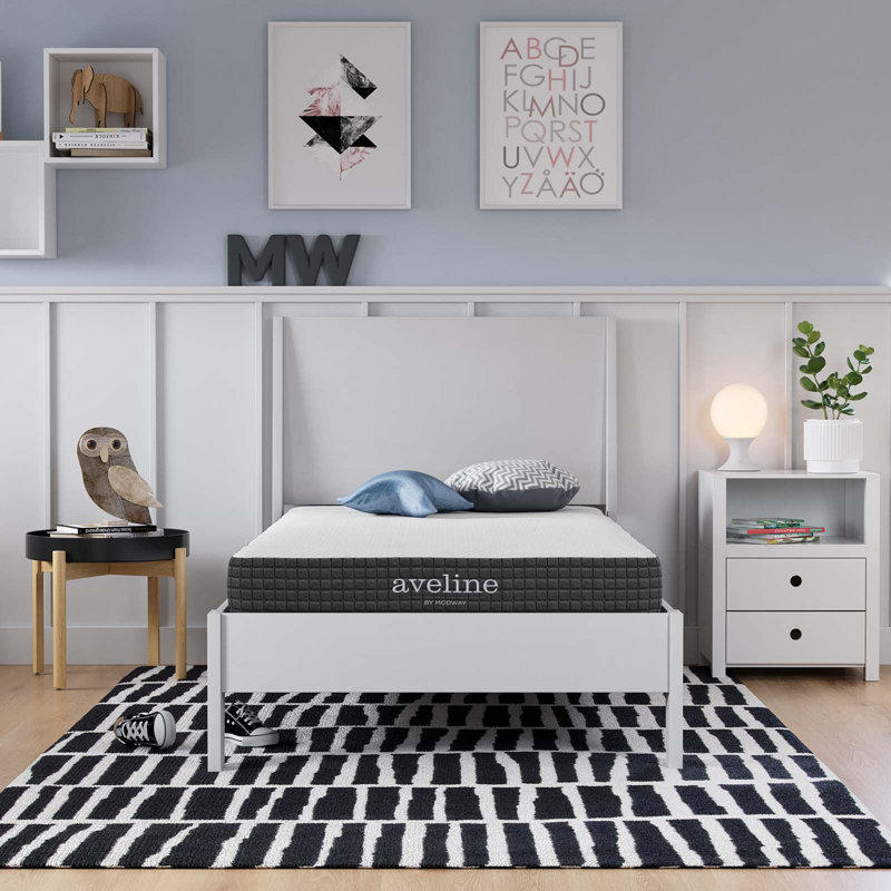 Matelas en mousse à mémoire de forme Aveline Modway, 6", Simple