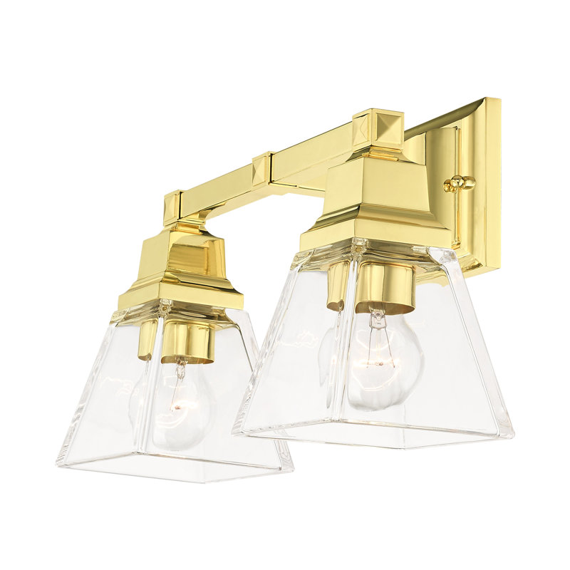 Anfrenee 2 - Light Dimmable Vanity Light, Polished Brass