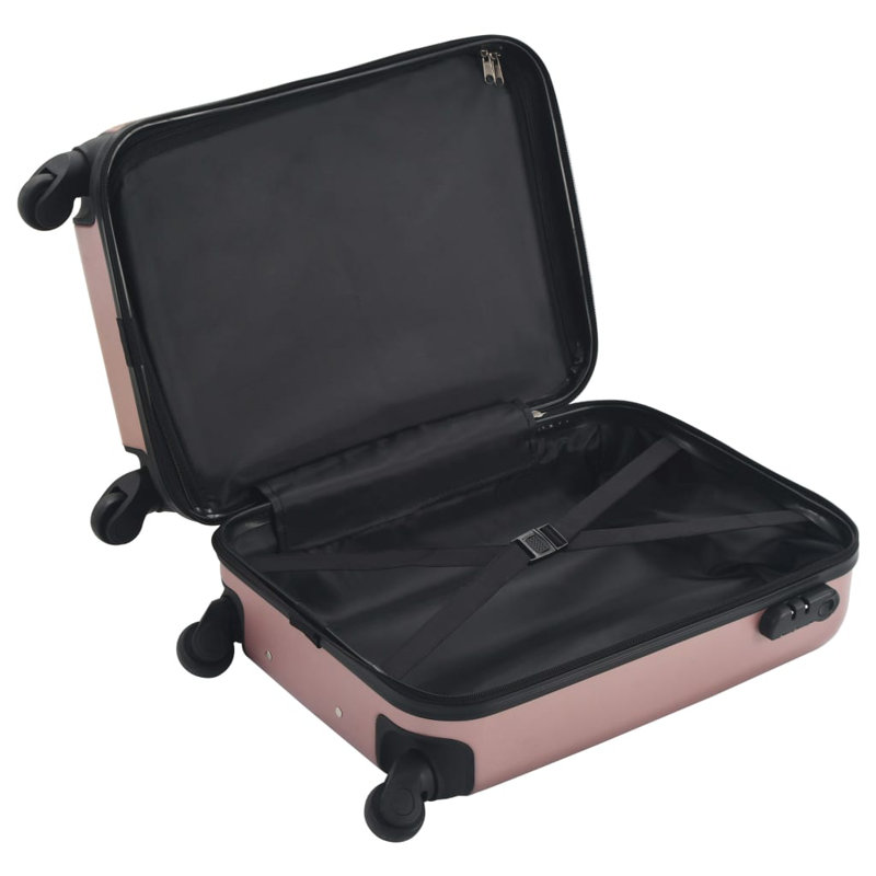 Vidaxl Hardcase Trolley Rose Gold ABS