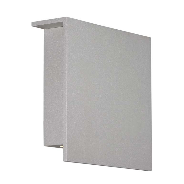 Square 1 - Light Outdoor Bulkhead Light, Bronze, 8" H x 8" W x 2.375" D