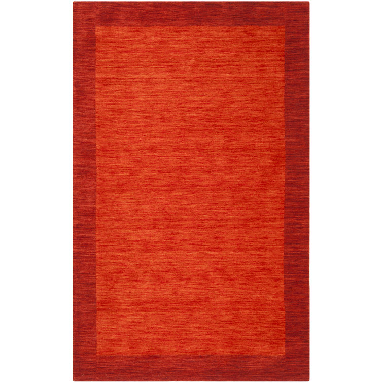 Hossain Hand Loomed Wool Solid Color Rug