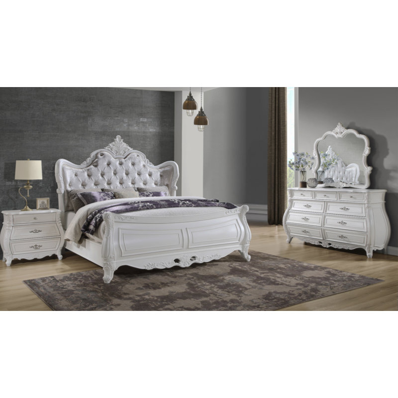 Ensemble d'opulence en bois perlé
