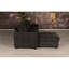 Canapé modulaire réversible en tissu large de 125 po Wataga