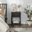 Solid Wood End Table with Storage-795534003-795497484