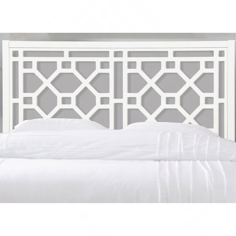 Tête de lit Tabor Chippendale blanche - grand / double, Double / grand