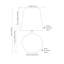 Mila Glass Table Lamp-112253446