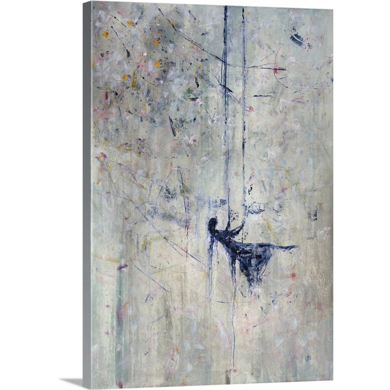 « étoile fleuri », peinture sur toile, Toile tendue, H 18 po x l 12 po x P 1,25 po
