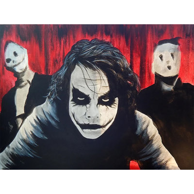 «Joker Chaos» par Ed Capeau, reproduction de peinture acrylique