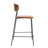 Upholstered Faux Leather Counter Stool with Steel Frame-1775613268-1775613291
