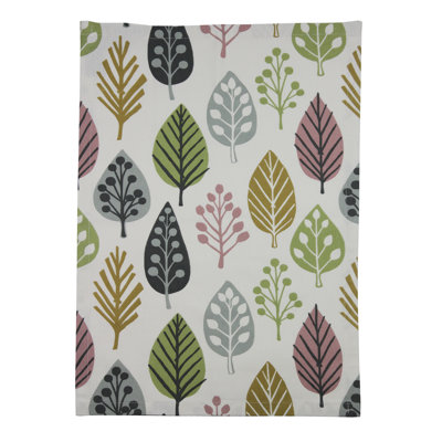 Esmerelda Linen Leaves Rectangle Napkin