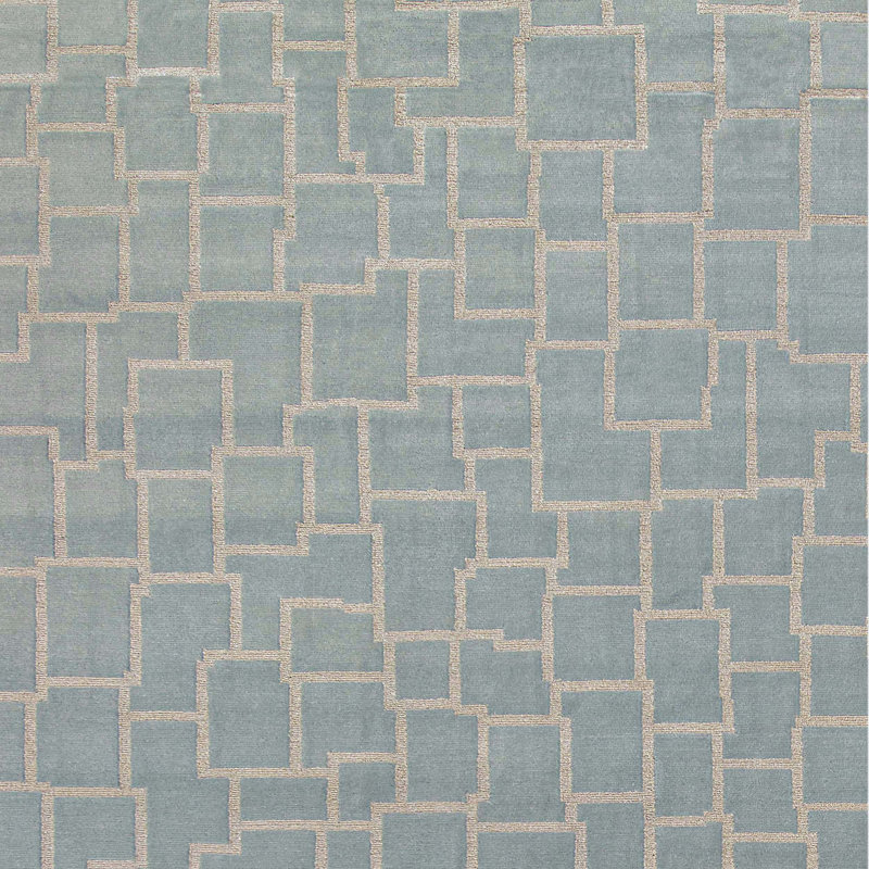 Handmade Wool Abstract Area Rug, Rectangle 10' x 14'