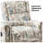 Alyissa Floral Print Manual Swivel Glider Rocking Recliner-1691326130