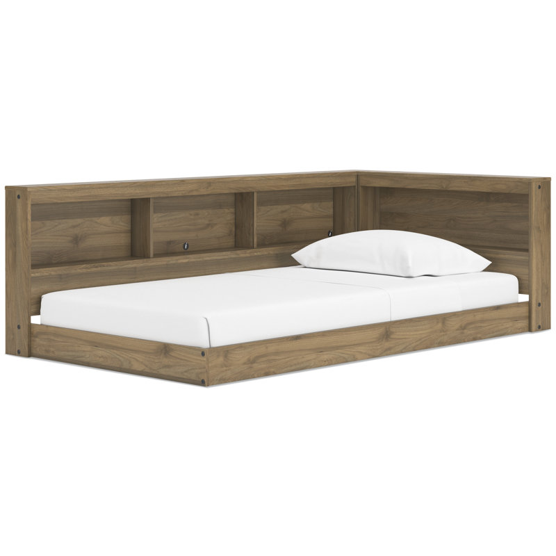 Deanlow Twin Bookcase Storage Bed, Twin