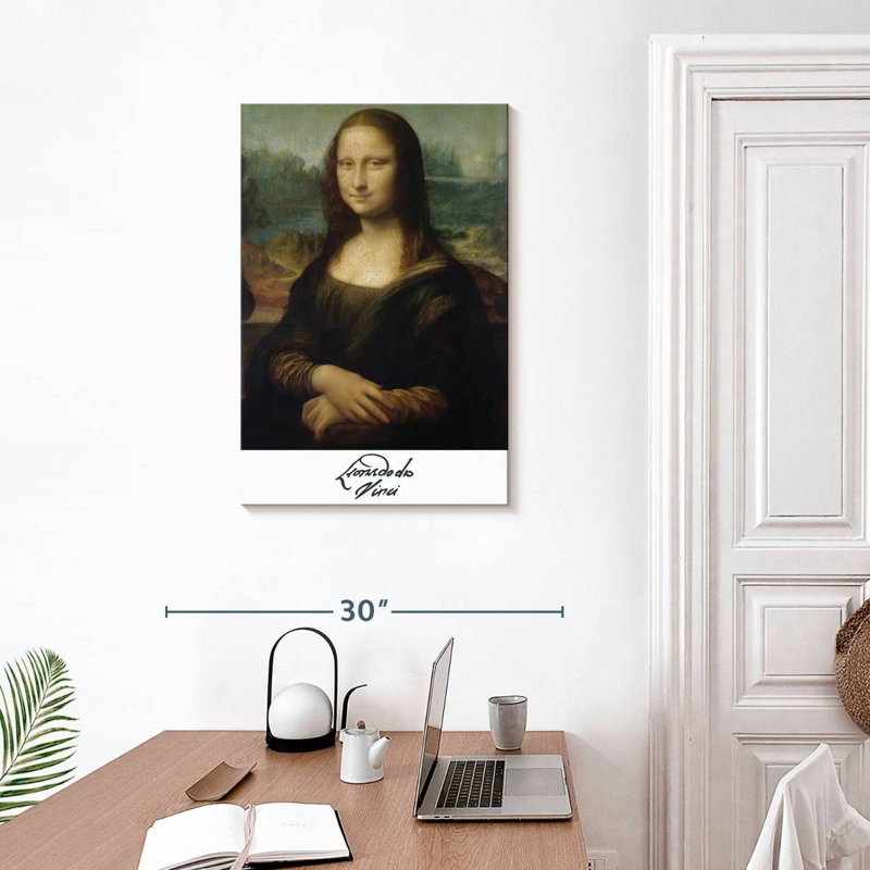 Affiche de l'exposition «Mona Lisa Da Vinci», H 30 po x l 20 po