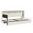 Upholstered Daybed with Storage Footstool, Shelves, Trundle, USB Charging and LED Light-868198178