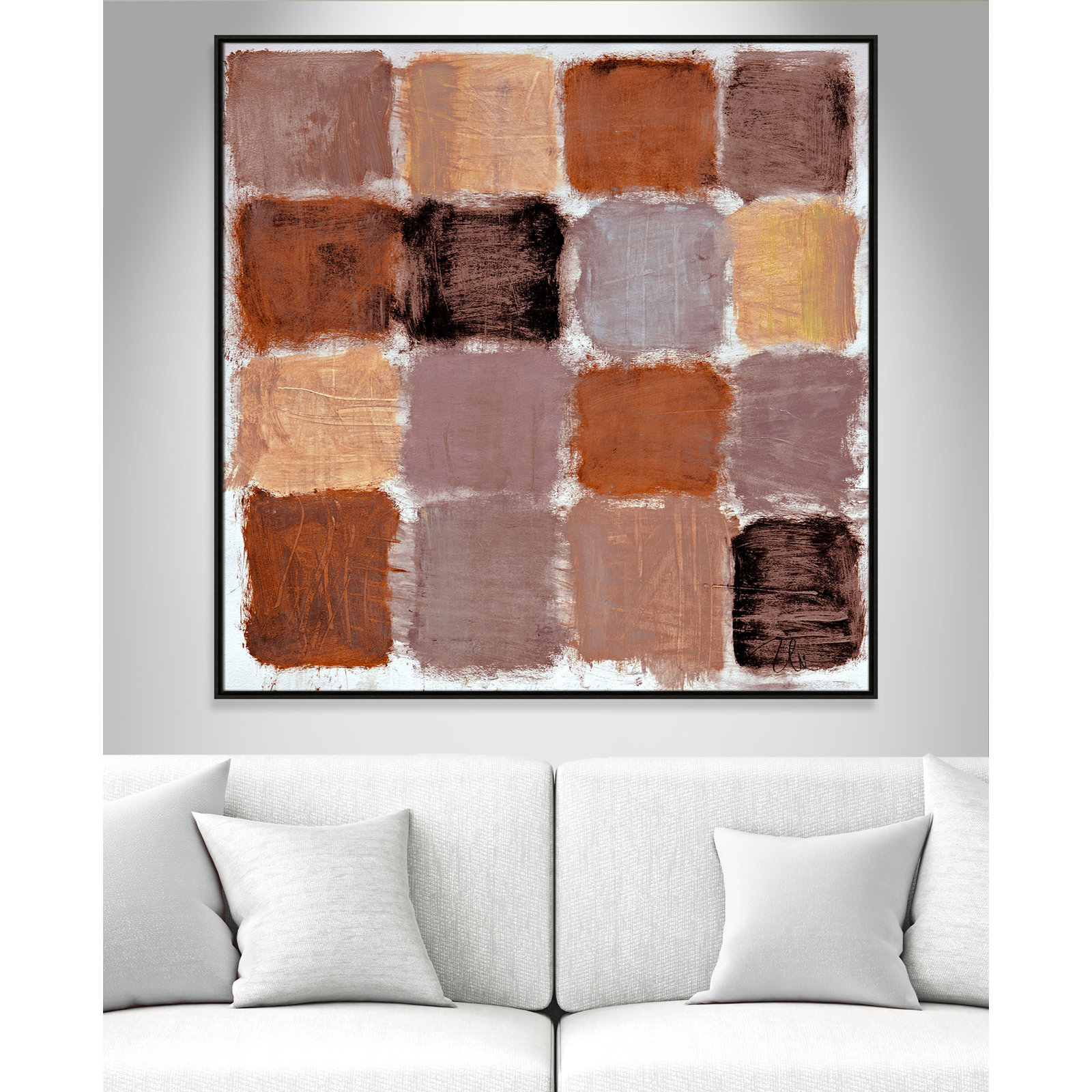 Coppola "Powder Room Spice Reflections" Print, Espresso, 46.5" H x 46.5" W