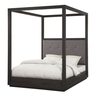 Upholstered Canopy Bed