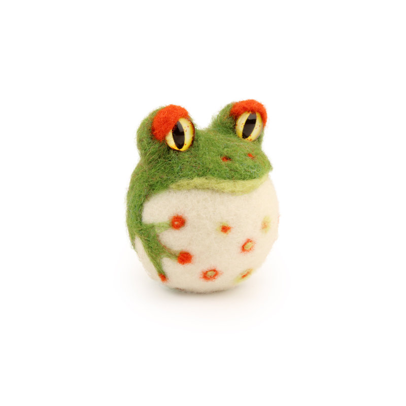 Felting Kit - Round Frog Needle Felt Kit