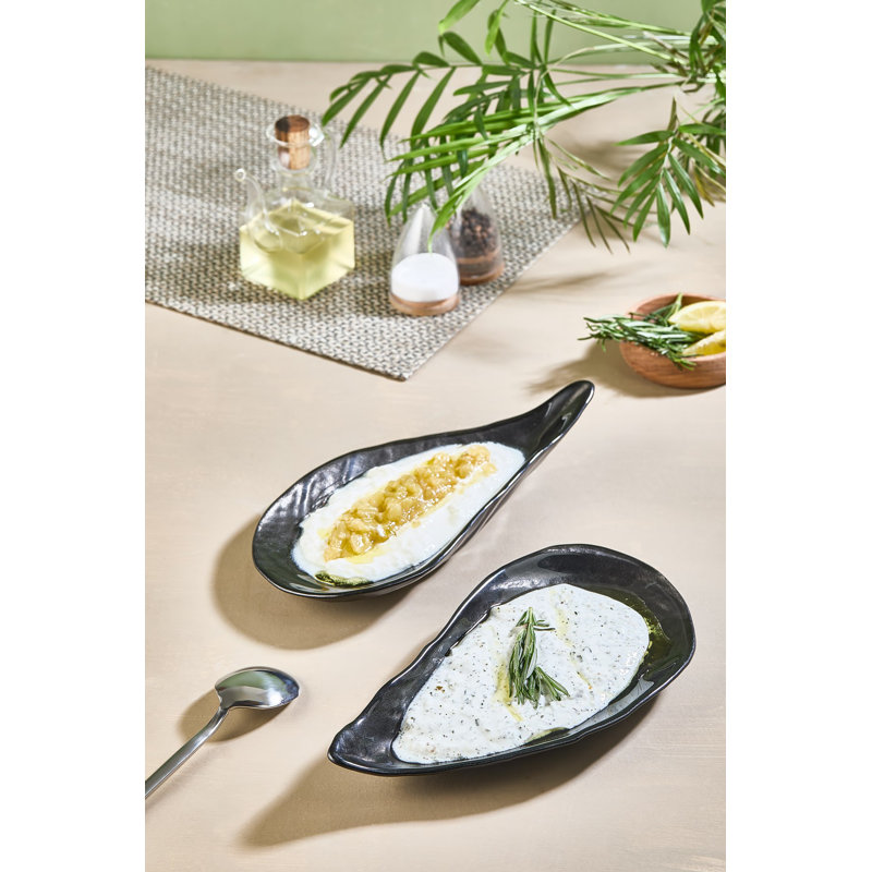 Ensemble de 2 assiettes de service en moule 100% verre 2 pièces