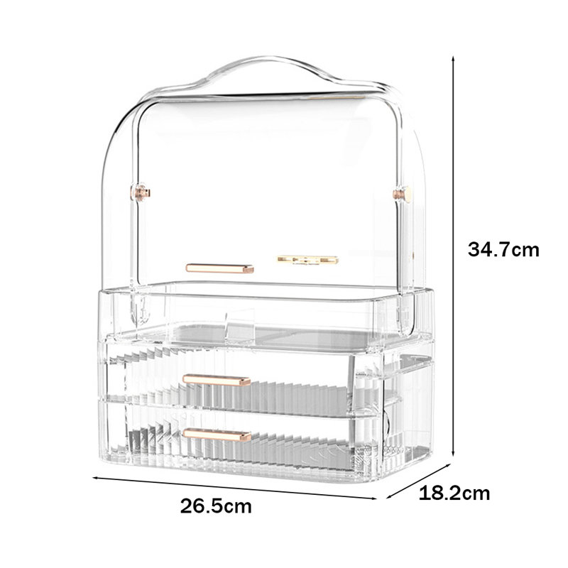 Plastic Makeup Organiser