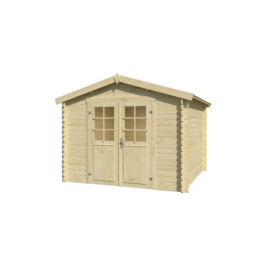 Lasita Norah 275 - 9 x 9 Ft. Apex Roof Summerhouse With Single Glazing (28mm)