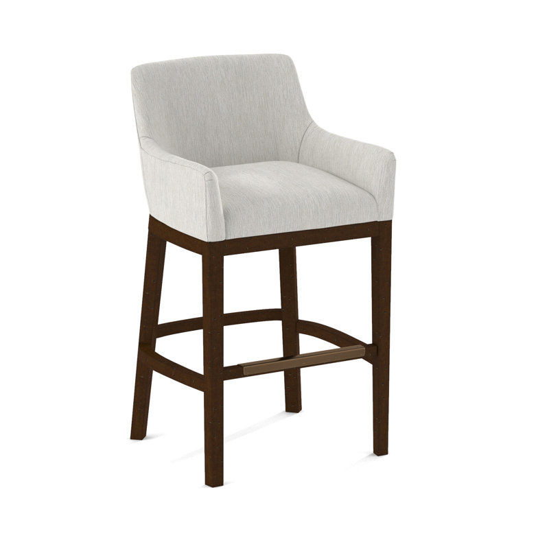 Upholstered Stool, Espresso, 61492-88