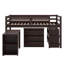 Lit mezzanine double bas avec cabinet-2130900260