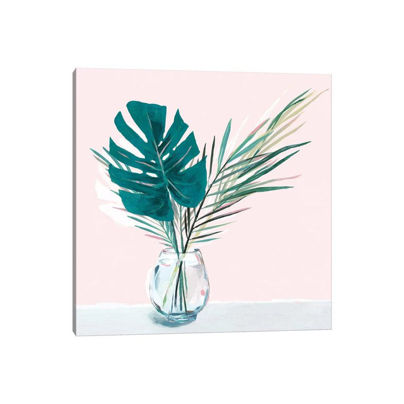 Sunday Palms by Isabelle Z - Painting on Canvas, Wrapped Canvas, 66.04 cm H x 66.04 cm W x 3.175 cm D