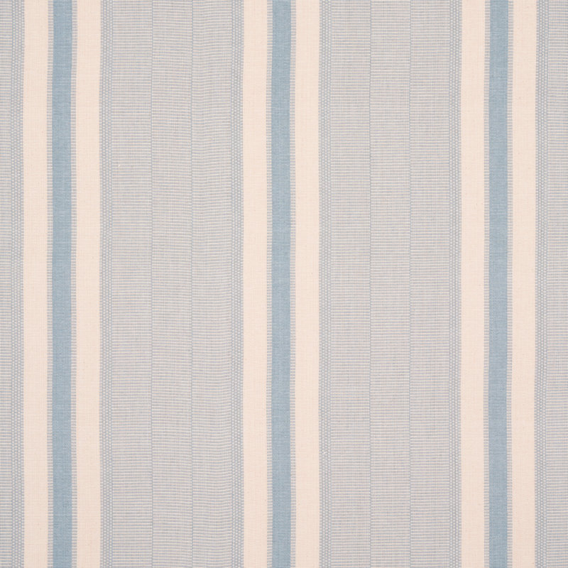 Tissu rayé Schumacher x A Rhum, Ciel