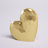 Stoneware Ceramic Geometric Heart Sculpture - Modern Abstract Decorative Object with Faceted Design, Durable and Elegant Home Accent-912568850-874586399