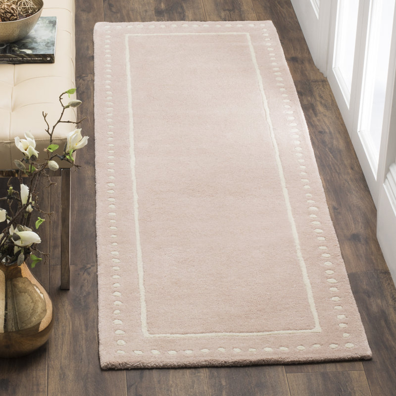 Cruz Hand Tufted Wool Solid Color Rug, Runner 2'3" x 7'