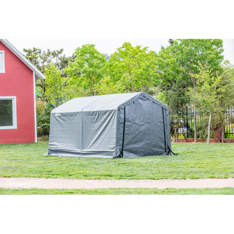 8' W x 14' D Portable Garage and Storage Shed