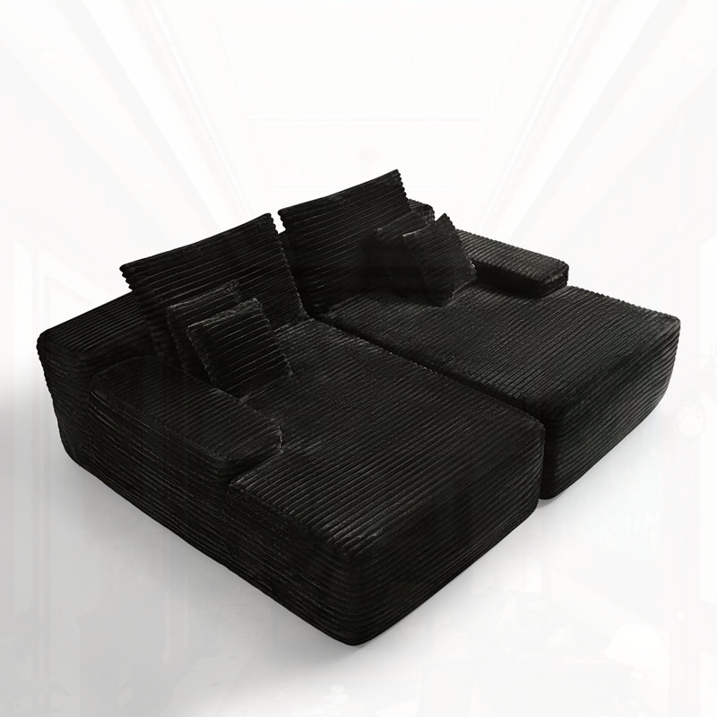 80" Oversized Double Lounge Chaise