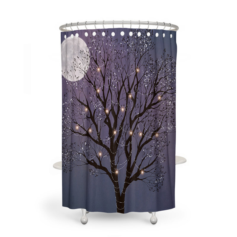 Hud Shower Curtain, 83" H x 70" W