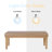  Oslo Bench - Sand Faux Leather