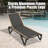 Patio Chaise Lounge Outdoor Aluminum Polypropylene Chair With Adjustable Backrest For Poolside, Beach, Yard, And Balcony (2 Chairs)-1023440505