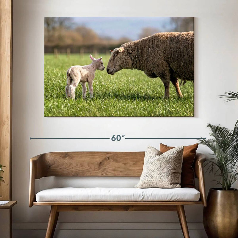 Brampt Sheep Love, H 34 po x l 51 po