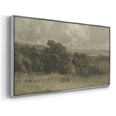 Série paysage - DCCCLXVI - Toile tendue avec châssis encadré - Prêt à être accroché