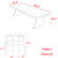 Nouvel ensemble de tables en bois massif de style chinois-103440249
