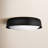 Beatrice Rosetta Draper Glass Flush Mount-92696524