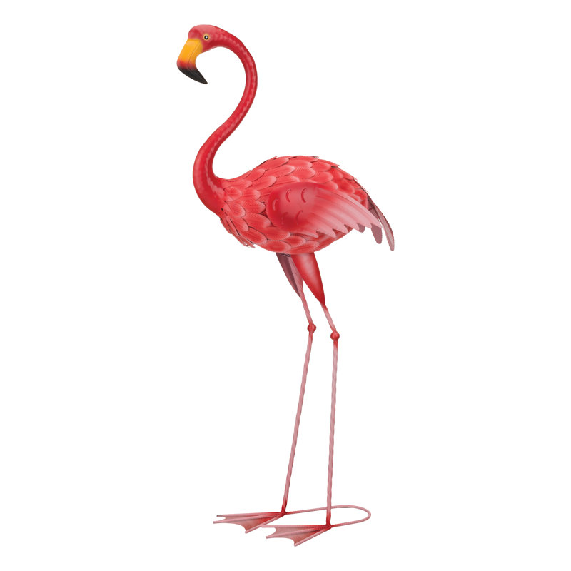 Statue de jardin Artrip Rocker Flamingo, H 43,5 po x l 9 po x P 20 po