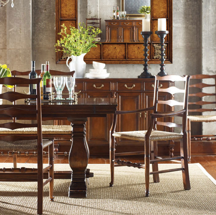 Country Farmhouse Solid Wood Arm Chair