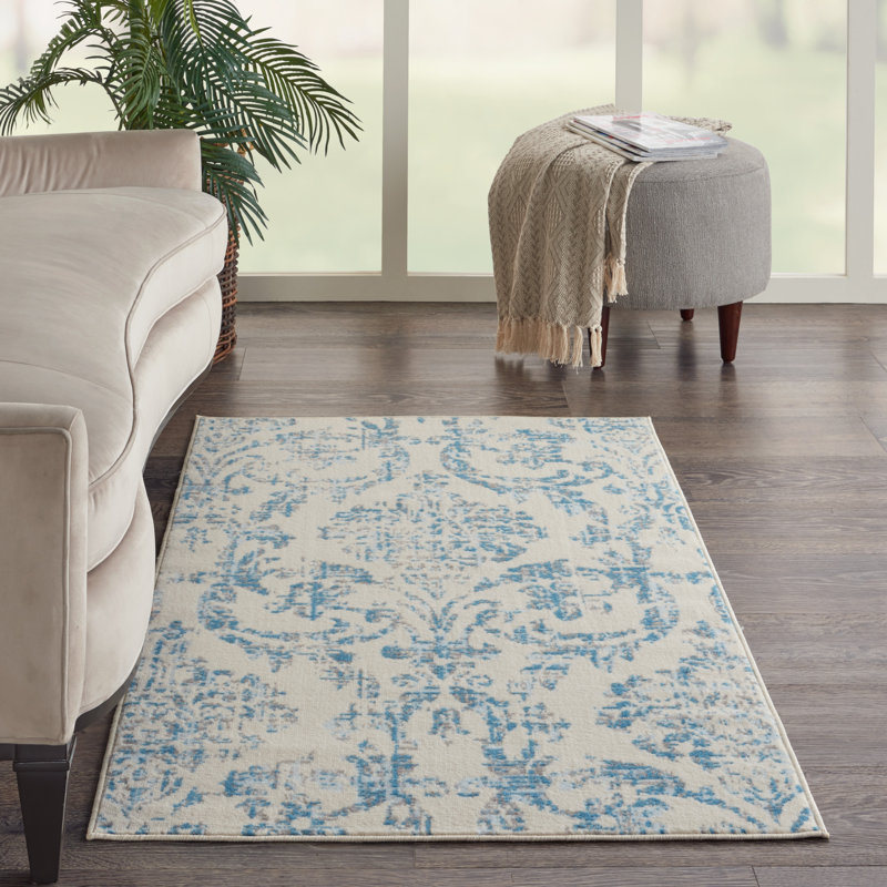 Yurig Ikat Indoor Rug, Rectangle 2' x 4'