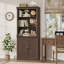 Bibliothèque standard avec rangement H 71 "-1285757810