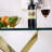 Merell 79'' Glass Top Metal Base Dining Table-1892078483