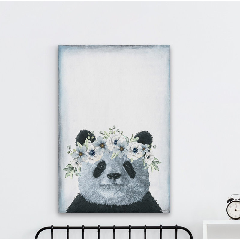 «Cutie Panda», reproduction sur toile tendue, H 45 po x l 30 po x P 1,5 po