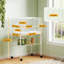 Bird Cage with Divider 4 Wooden Perches Slide Out Tray-115400554